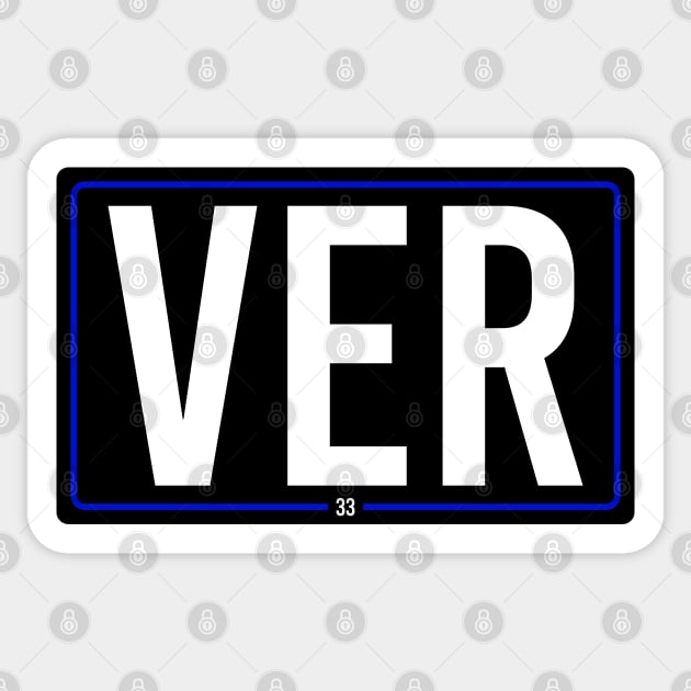 VER 33 Sticker by GreazyL